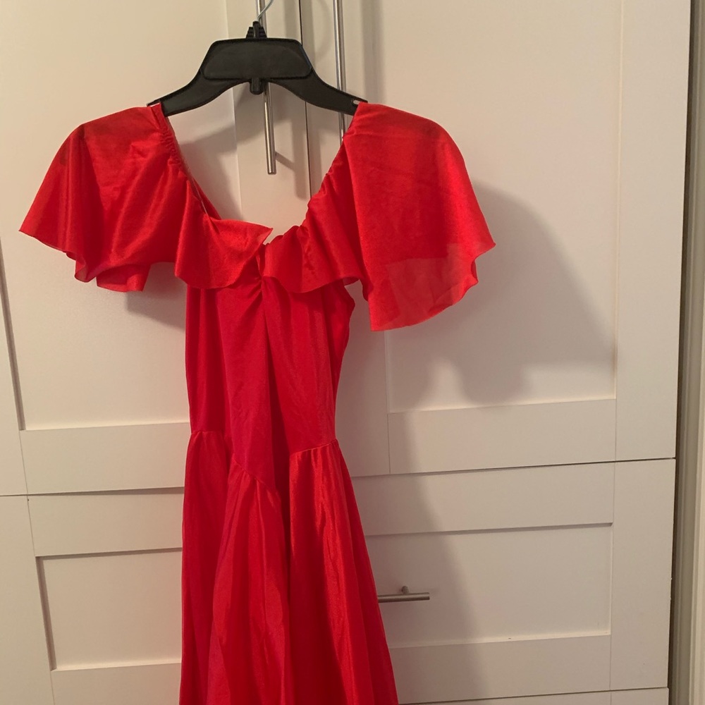 Wolff-Fording Red Modern/Jazz  Dress